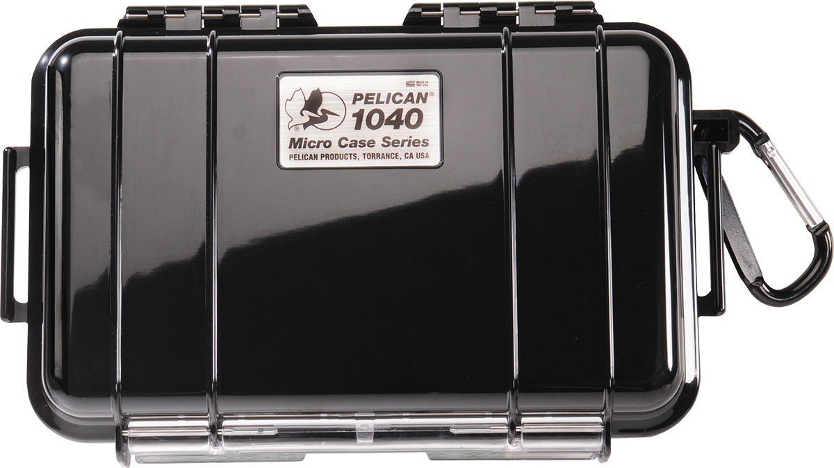 pelican 1040 black waterproof protection micro case