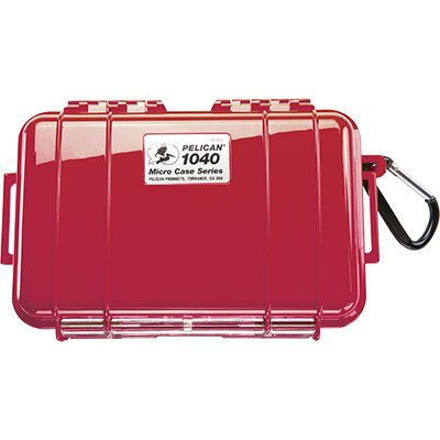 pelican 1040 red protective hard micro case