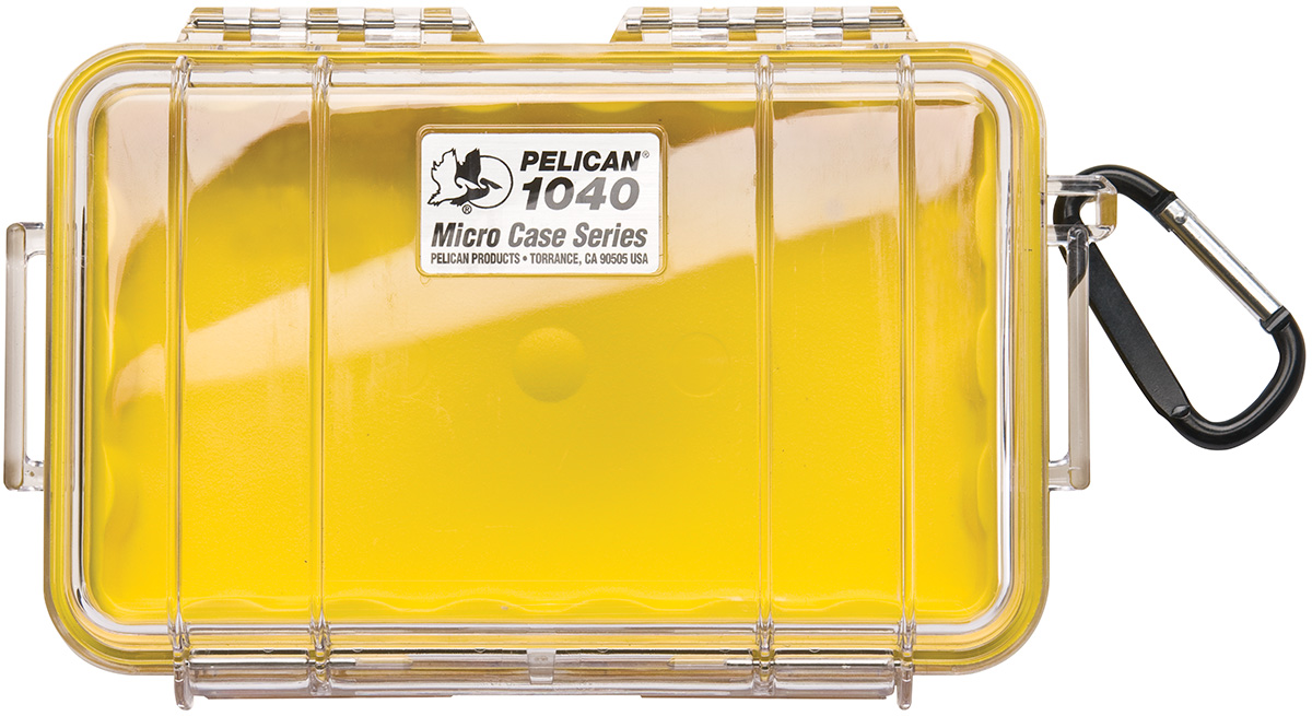 pelican 1040 waterproof yellow hardcase