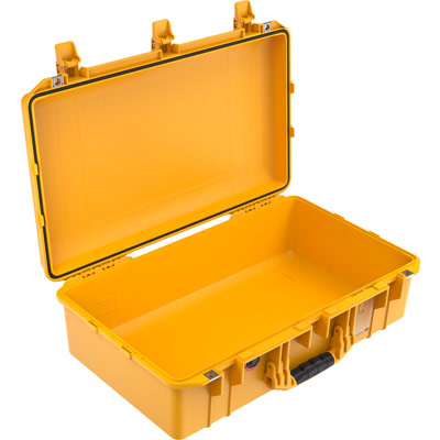 pelican air 1555 watertight yellow camera case
