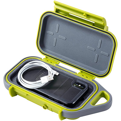 pelican g40 green small phone cable case