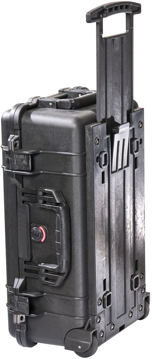 pelican hard wheeled travel carry on case