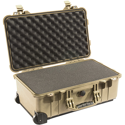 pelican protective travel carry on suit case